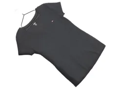 TOMMY HILFIGER トミーヒルフィガー Tシャツ sizeS/黒 ■◆ レディース