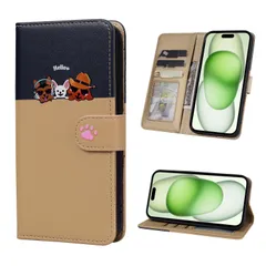 【特価商品】かわいい 子猫犬柄カバー ケース ケース ケース iphone15plus 手帳 プラス 手帳型ケース 15 15 携帯カバー 携帯カバー 15 全面保護 スマホケース スマホケース 手帳型 お洒落 手帳型 手帳型 カード収納 Plus 耐衝撃 上