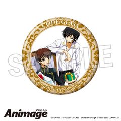 코드 기어스 반역의 루루슈 Animage 기라기라 캔 배지 대 vol.2 E 빅캔 배지 신품 정품 [PROOF]
