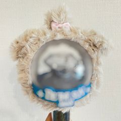 カラット棒ペンライトカバー　light stick 編み物　犬　SEVENTEEN セブチ スンチョル　スングァン　ふわふわ