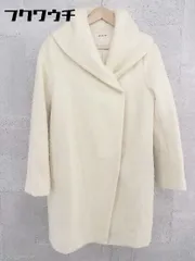 ■ DOUDOU ドゥドゥ 長袖 コート サイズF アイボリー レディース  【1002800459322】