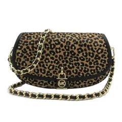 マイケルコース ショルダーバッグ レオパード柄 スモール チェーン 斜め掛け 2WAY 30F3GIMM1H BLACK MULTI ブティック レディース