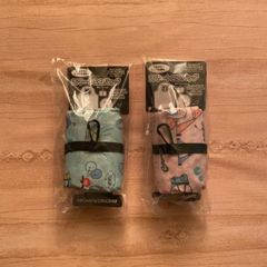 すみっコぐらし　スマートエコバッグ2色セット　かわうそとすみっコキャンプ柄