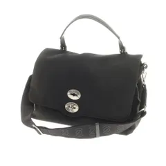 目黒蓮使用 ザネラート ポスティーナ 2way ハンドバッグ ブラック レザー 目黒蓮使用 ザネラート ポスティーナ 2way ハンドバッグ