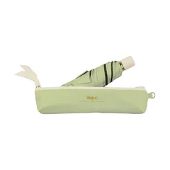 Wpc. 日傘 オールウェザーパラソル ピスタチオ 《遮光率100%・UVカット率100％・UPF50＋・晴雨兼用》 親骨50cm レディース スリム コンパクト シンプル 無地 パステル 女性 メンズ 通勤 通学 RAH-2305-FP 1