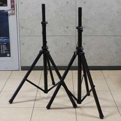 中古	K&M	21450B スピーカースタンド　2本セット