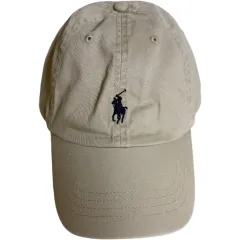 ほぼ新品 POLO Ralph Lauren（ポロ） 正規品 アイボリー ボールキャップ
