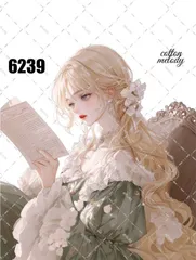 original sticker no.6239 // 人物ステッカー オリジナルステッカー オリジナル人物ステッカー ステッカー 装飾ステッカー cotton melody