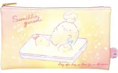 【中古】バッグ とんかつ＆えびふらいのしっぽ＆あじふらいのしっぽ＆すずめ/集合 ふとした瞬間のすみっコテーマ フラットポーチ 「すみっコぐらし」