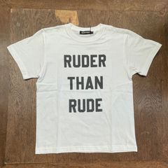 never trust RUDER THAN RUDE  Tシャツ  OFF WHITE