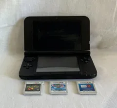 ニンテンドー3DS LL ブラックカラー 本体 + 名作ソフト3本セット