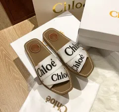 Chloe クロエ メリル meril フラットサンダル　38 Chloe クロエ メリル meril フラットサンダル 38 - メルカリ