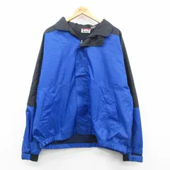 XL/古着 マルボロ 長袖 ナイロン ジャケット メンズ 90s ツートンカラー 大きいサイズ 青他 ブルー 内側メッシュ spe 24sep21 中古 アウタのサムネイル