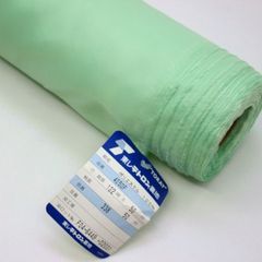 格安!アウトレット品 裏地 東レテトロン タフタ 1反 50M ライトグリーン 4050　mt020