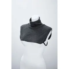 ☆ チャコール ☆ 首ポカ付けタートル/カイロポケット付 ネックカバー タートル つけ襟 タートルネック 付け襟 付けタートル ネックロール 首ポカ付けタートル おしゃれ 秋 冬 カイロポケット付 首 ニット 起毛 吸湿発熱 暖か 防寒 寒さ対策 冷房対策