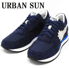アーバンサン URBAN SUN ALAIN 104 アレイン スニーカー 靴 シューズ ランニングモデル ローカット メンズ  39 40 41 ネイビーのサムネイル