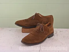 メンズ Loake ウィングチップシューズ スウェード 茶 10.5 28.5cm B462のサムネイル