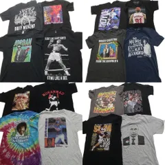 古着卸 まとめ売り 人物 半袖Tシャツ 16枚セット (メンズ S /M /L ) モハメドアリ プーチン プロレス バスケット選手 中古 古着 NC3646