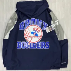 USA限定 Mitchell&Ness MLB ニューヨーク ヤンキース Team Origins ハーフZIP ウィンドブレーカー