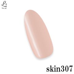 カラージェル スキンカラー 307 ジェルネイル 国産 化粧品登録 LED/UVライト対応 5g グレージュ プロ リノジェル くすみ 似合わせ肌色