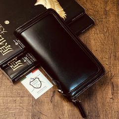 ブライドルレザー メンズ 長財布 ダブルファスナー ダブルジップ ブライドルレザー メンズ 長財布 ダブルファスナー ダブルジップ