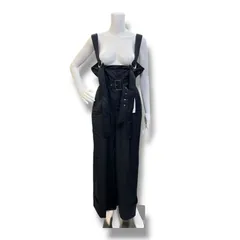 参考上代26400円 未使用品 MAISON SPECIAL 2way Over Size Overalls オーバーサイズオーバーオール サロペット オールインワン メゾンスペシャル 21241465204 ネイビー 38 765A1