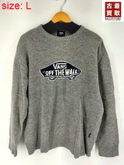 バンズ VANS フロントロゴクルーネックニット メンズ  Lのサムネイル