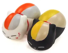 【中古】トレーディングフィギュア ニャンコ先生 ぷにぷにフィギュア(2個セット) 「夏目友人帳」 LaLa 2016年12月号付録
