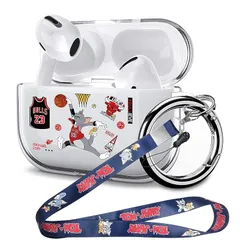 【新品】 JIRAIKEI AirPods Pro2 用 ケース 2023/2022 TPU 透明 人気 キャラクター アニメ 漫画 可愛い イラスト デザイン ファッション クリア 保護カバー 落下防止 衝撃を防ぐ 着脱簡単 分離式 えあーぽっつ プロ2 0