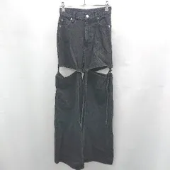 ◇ ⊂ Chico チコ ロック系　2way サイドベルトスリットデニムパンツ サイズ0 グレー系 レディース E  【1507030002435】