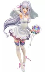 [중고]피겨 에밀리아 웨딩 Ver. [Re:제로부터 시작하는 이세계 생활] 1/7 ABS&PVC제 도장이 끝난 완성품