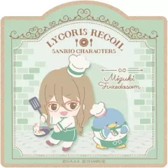 【中古】コースター 中原ミズキ×タキシードサム(ミニキャラ/館のレストランver.) ウッドコースター 「リコリス・リコイル×サンリオキャラクターズ」