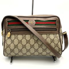 美品✨グッチ カメラバッグ GGスプリーム シェリーライン インターロッキング 美品✨グッチ カメラバッグ GGスプリーム シェリーライン