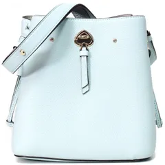 ケイトスペード バッグ katespade ペブルレザー マルティ スモール バケット バケツ型 巾着 クロスボディ 斜めがけ ショルダーバッグ ライトブルー WKRU7063