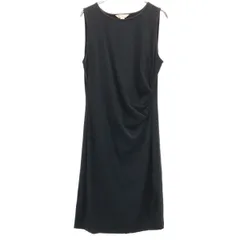 Brooks Brothers ブルックスブラザーズ ノースリーブ 膝丈ワンピース M ブラック レディース 古着