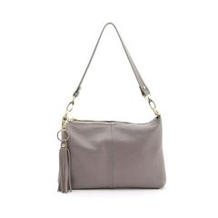 定番 人気商品【COOCO】レザーバッグ 2WAYショルダーバッグ ポシェット 斜めがけ　グレー　灰色