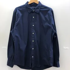 TOMMY HILFIGER 00年代～ トミーヒルフィガー 長袖シャツ オックスフォード ボタンダウン 00`s vintage CHINA メンズ ネイビー
