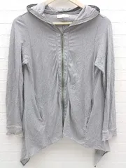 ◇ UNITED ARROWS ユナイテッドアローズ 長袖 ジップアップ パーカー グレー * 1002799298872 【中古】 【1002799298872】