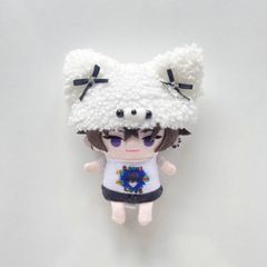 ねこさん帽子 ぬい服 着ぐるみ にじぱぺっと10cm