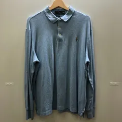 POLO RALPHL LAUREN ポロラルフローレン CLASSIC FIT 長袖ポロシャツ ポニー刺繍 ベトナム製 メンズ ライトブルー