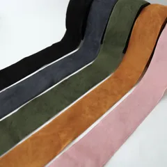 スエード調リボン【38mm】ハンドメイド　資材　リボン　秋冬