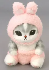 【中古】ぬいぐるみ うさぎにゃん(ピンク) ぬいぐるみ 「mofusand」