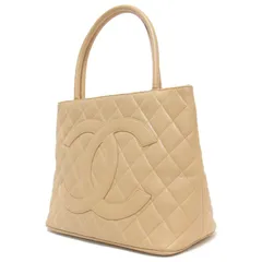 CHANEL シャネル バッグ トートバッグ カバン ベージュ マトラッセ 復刻トート ココマーク キャビアスキン ヴィンテージ キルティング ブランドのサムネイル