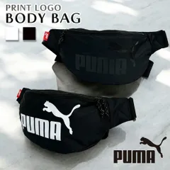 PUMA プリントロゴ ボディバッグ ウエストバッグ 斜め掛け 肩掛け ショルダー バッグ スポーツ アウトドア puma ブランド シンプル 鞄 ミニバッグ コンパクト ギフト プレゼント