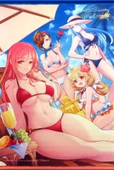 【中古】タペストリー システィナ＆グラツィエ＆サーペンタイン＆プラド B2タペストリー 「PS4ソフト 蒼き雷霆 ガンヴォルト 鎖環」 トレーダー購入特典