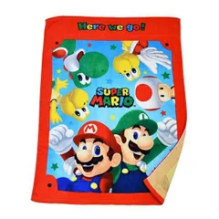 スーパーマリオ お昼寝ケット ヨッシー ルイージ ハーフケット ブランケット 寝具 サマー キッズ