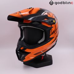 ZEALOT　マッドジャンパー2　CARBON HYBRID GRAPHIC ORANGE　Lサイズ　MJC0017　オフロードヘルメット