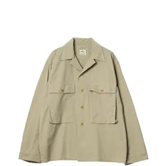 ARMY TWILL アーミーツイル Vintage Gabardine Shirt JK BEIGE ビンテージ ギャバジン シャツジャケット 新品のサムネイル