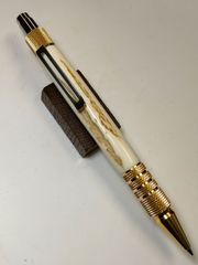 【青黒檀】パトリオットボールペン 青黒檀のロングパトリオットボールペン | 工房「智」趣味のペン作り