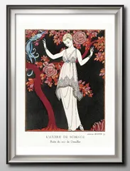 02256ジョルジュ バルビエ A3 サイズ ポスター アート おしゃれ 絵画 インテリア 北欧 イラスト マット紙 艶消し アートパネル 額 フレーム デザイン 壁掛け ギフト 新築祝い ディスプレイ